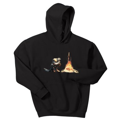 Dark Souls Bonfire TShirt Kids Hoodie