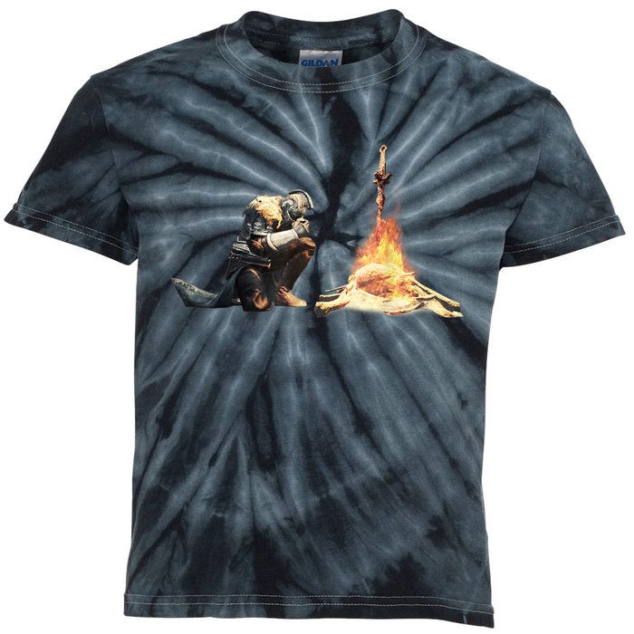 Dark Souls Bonfire TShirt Kids Tie-Dye T-Shirt