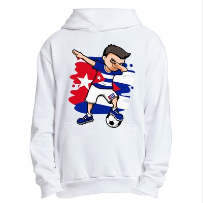 Dabbing Soccer Boy Cuba Jersey Cuban Football Fans Sport Urban Pullover Hoodie