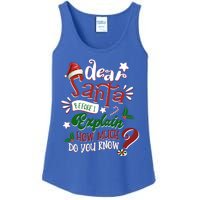 Dear Santa Before I Explain How Much Do You Know Christmas Gift Ladies Essential Tank