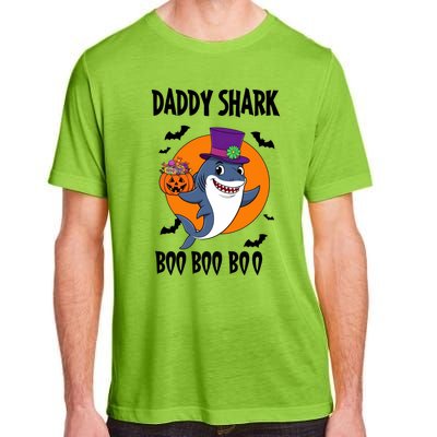 Daddy Shark Boo Boo Boo Funny Family Shark Halloween Adult ChromaSoft Performance T-Shirt