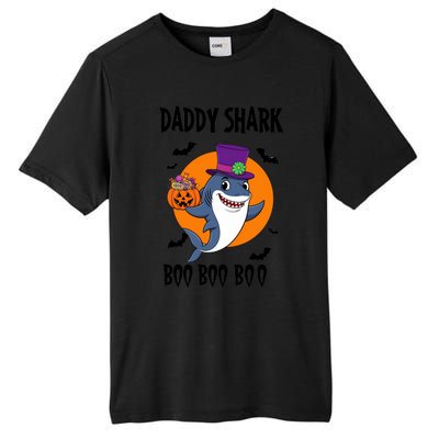 Daddy Shark Boo Boo Boo Funny Family Shark Halloween Tall Fusion ChromaSoft Performance T-Shirt