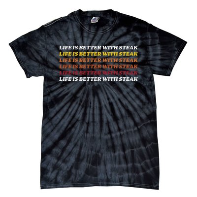 Dr Shawn Baker Wearing Life Is Better With Steak Tie-Dye T-Shirt