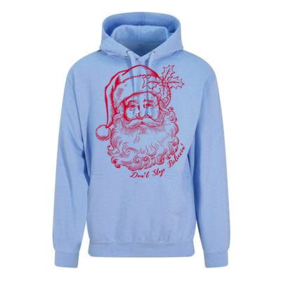 DonT Stop Believe Christmas Holiday Santa Claus Unisex Surf Hoodie