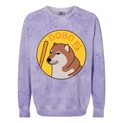 Dogebonk Solona Bonk Coin Logo Colorblast Crewneck Sweatshirt