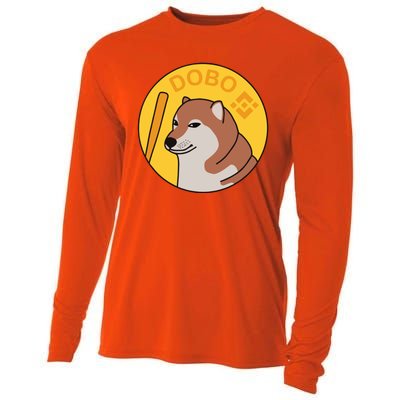 Dogebonk Solona Bonk Coin Logo Cooling Performance Long Sleeve Crew