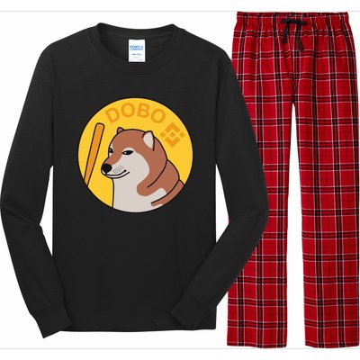 Dogebonk Solona Bonk Coin Logo Long Sleeve Pajama Set