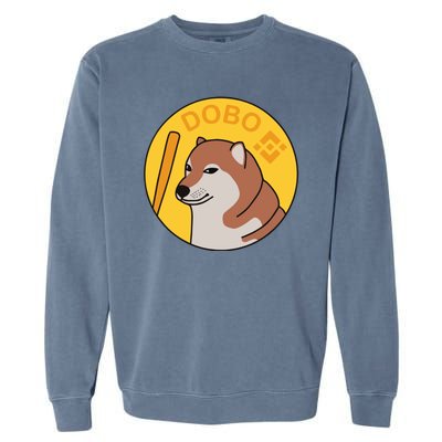 Dogebonk Solona Bonk Coin Logo Garment-Dyed Sweatshirt