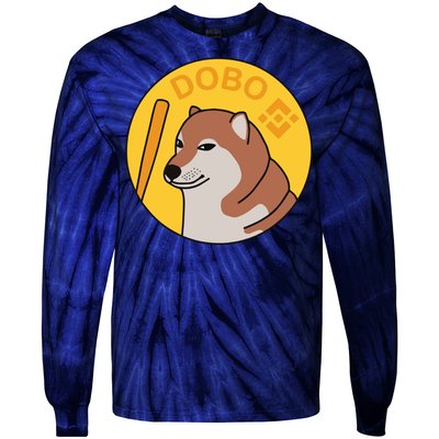 Dogebonk Solona Bonk Coin Logo Tie-Dye Long Sleeve Shirt