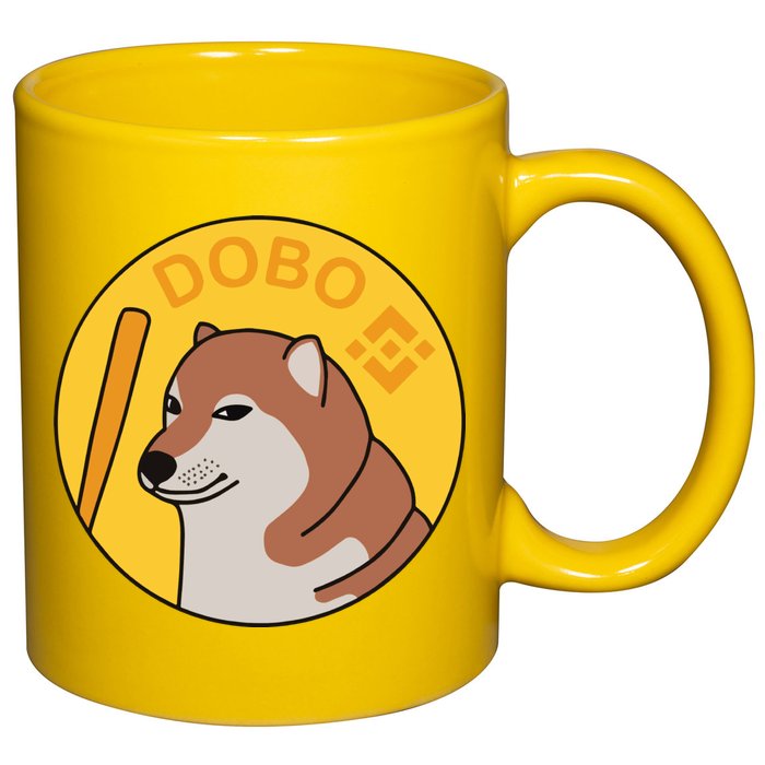 Dogebonk Solona Bonk Coin Logo 11oz C Handle Ceramic Mug