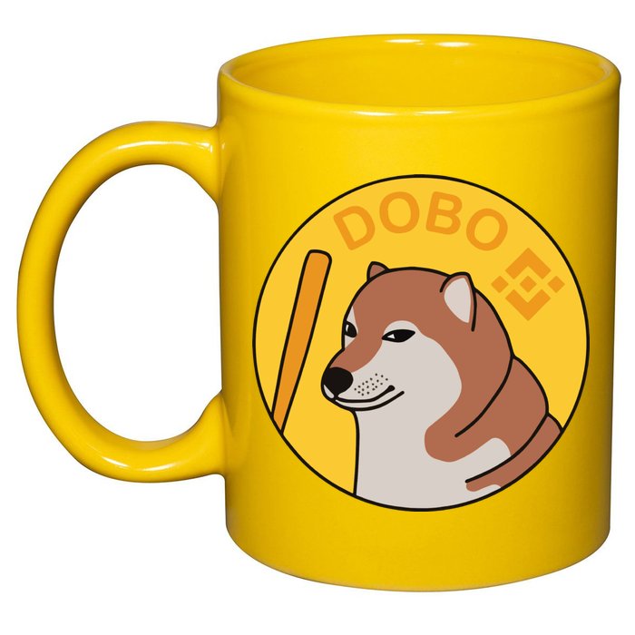 Dogebonk Solona Bonk Coin Logo 11oz C Handle Ceramic Mug