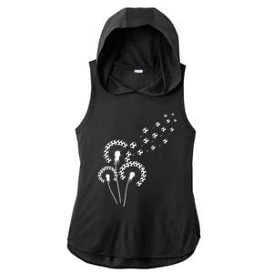 Dandelion Soccer Ball For Soccer Player Soccer Ladies PosiCharge Tri-Blend Wicking Draft Hoodie Tank