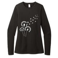 Dandelion Soccer Ball For Soccer Player Soccer Womens CVC Long Sleeve Shirt