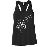 Dandelion Soccer Ball For Soccer Player Soccer Women's Racerback Tank