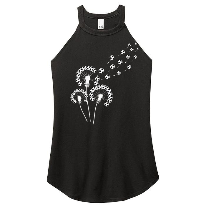 Dandelion Soccer Ball For Soccer Player Soccer Women's Perfect Tri Rocker Tank