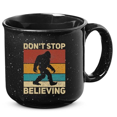 DonT Stop Believing Sasquatch Costume Big Foot Bigfoot 15oz Campfire Ceramic Mug