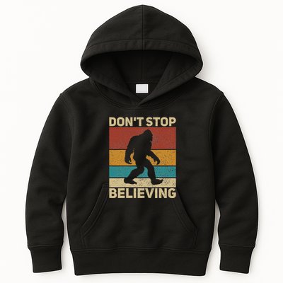 DonT Stop Believing Sasquatch Costume Big Foot Bigfoot Kids Hoodie