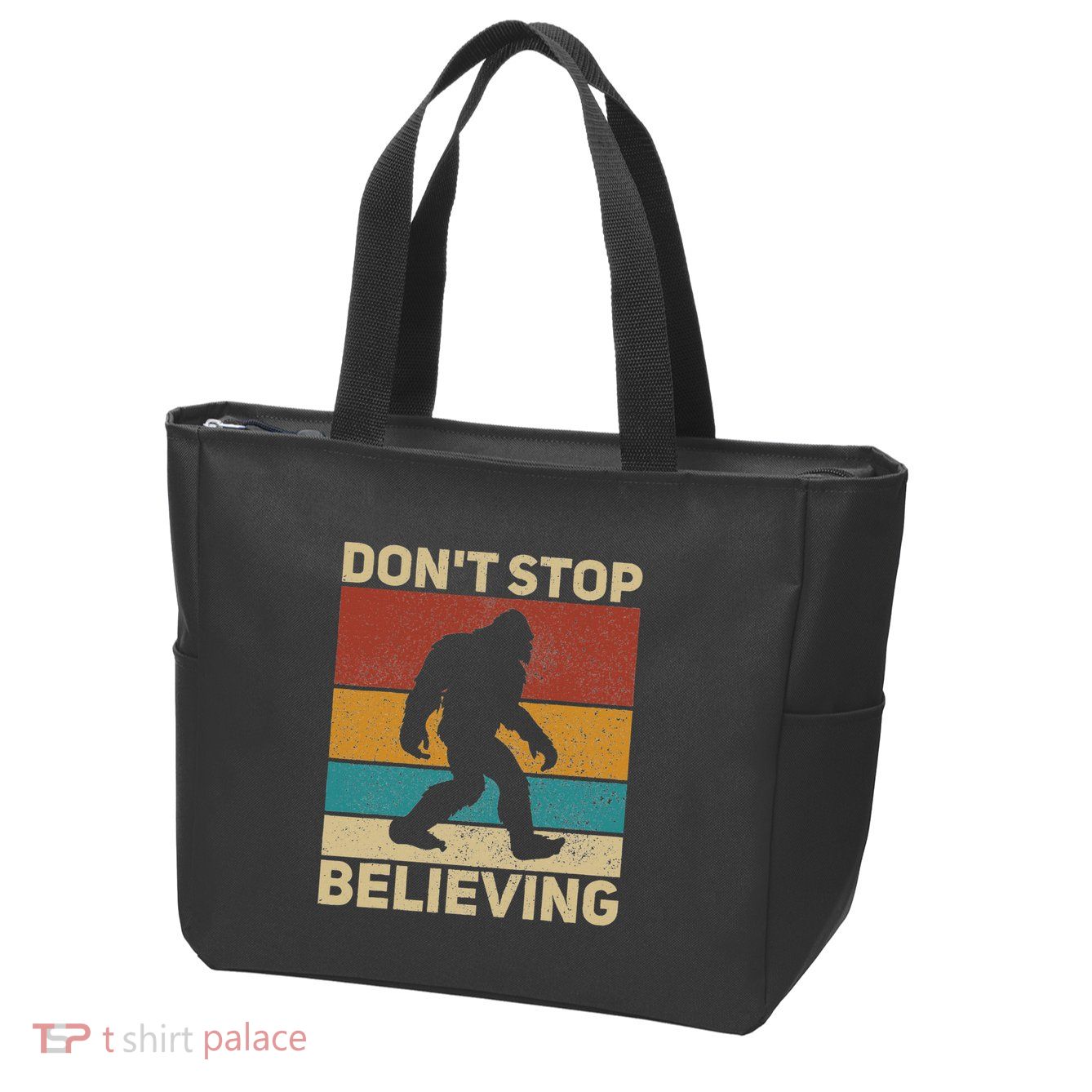 DonT Stop Believing Sasquatch Costume Big Foot Bigfoot Zip Tote Bag