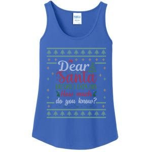 Dear Santa Before I Explain How Much Do You Know Christmas Cute Gift Ladies Essential Tank