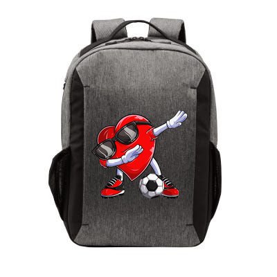 Dabbing Soccer Ball Heart funny Valentines Day Vector Backpack