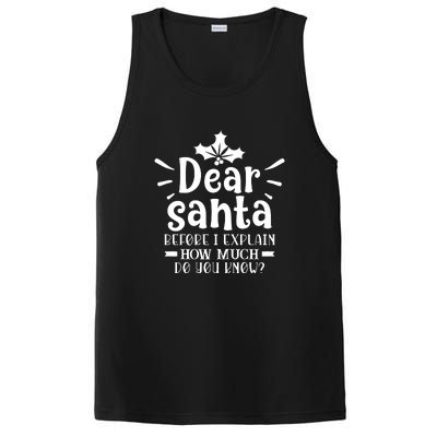 Dear Santa Before I Explain PosiCharge Competitor Tank