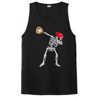 Dabbing Skeleton Baseball Halloween Player Catcher Pitcher PosiCharge Competitor Tank