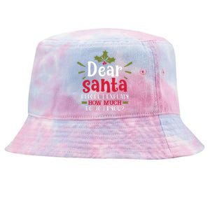 Dear Santa Before I Explain Tie-Dyed Bucket Hat