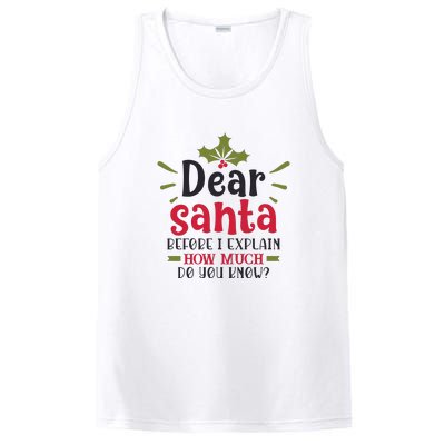 Dear Santa Before I Explain PosiCharge Competitor Tank