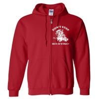 Dont Stop Believing Santa Claus Christmasvintage Full Zip Hoodie