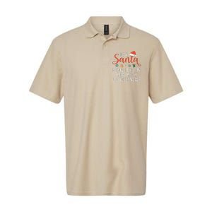 Dear Santa Before I Explain How Much Do You Know Christmas Softstyle Adult Sport Polo