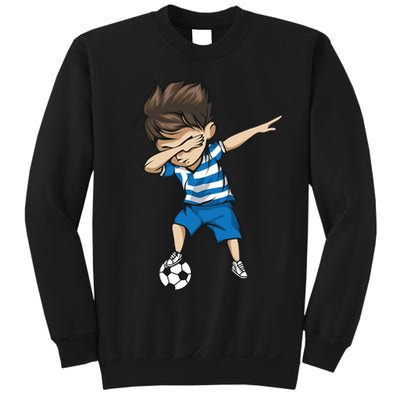 Dabbing Soccer Boy Greece Sweatshirt