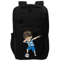 Dabbing Soccer Boy Greece Impact Tech Backpack