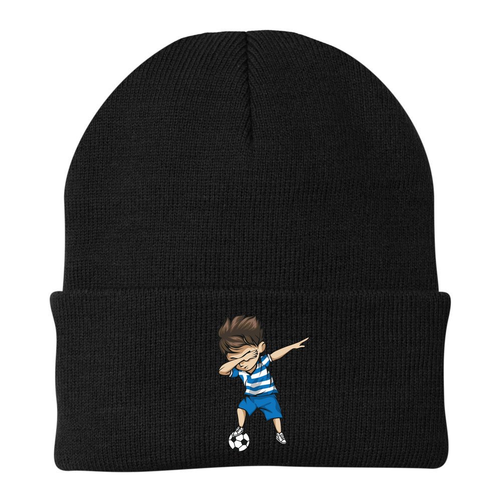 Dabbing Soccer Boy Greece Beanie