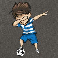 Dabbing Soccer Boy Greece Cotton Canvas Backpack