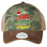 Dear Santa Before I Explain How Much Do You Know Already Legacy Tie Dye Trucker Hat