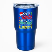 Dear Santa Before I Explain How Much Do You Know Already Tumbler