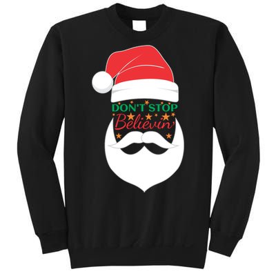 Dont Stop Believing Cute Santa Gift Sweatshirt