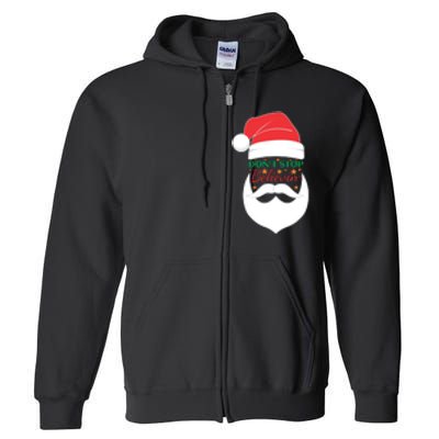 Dont Stop Believing Cute Santa Gift Full Zip Hoodie