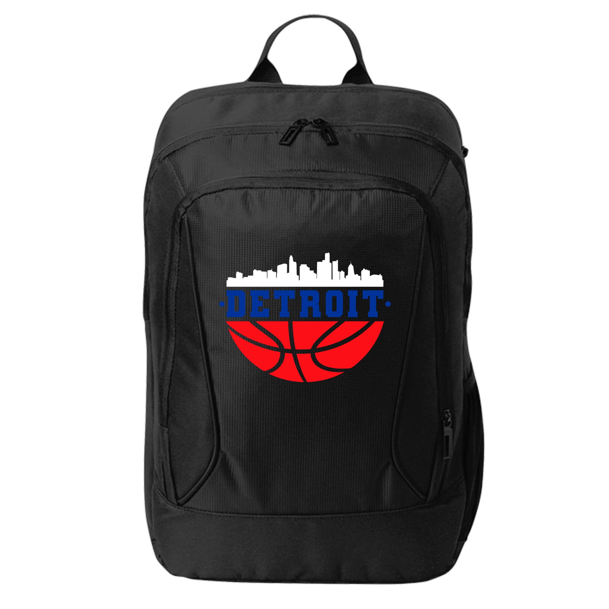 Detroit Skyline Basketball Logo City Backpack