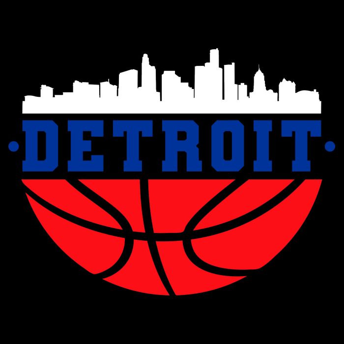 Detroit Skyline Basketball Logo City Backpack