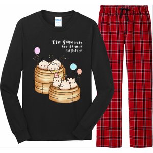 Dim Sum Body Say It's Your Birthday Funny Food Pun T Long Sleeve Pajama Set