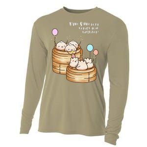 Dim Sum Body Say It's Your Birthday Funny Food Pun T Cooling Performance Long Sleeve Crew