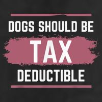 Dogs Should Be Tax Deductible 7 Panel Mesh Trucker Snapback Hat