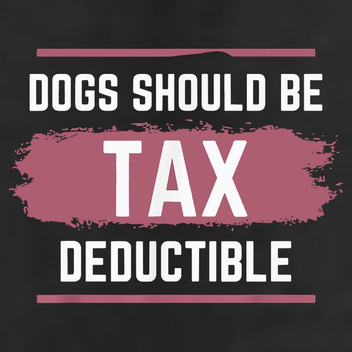 Dogs Should Be Tax Deductible 7 Panel Mesh Trucker Snapback Hat