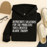 Democrat Solutions Blame Trump Hoodie
