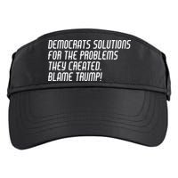Democrat Solutions Blame Trump Adult Drive Performance Visor
