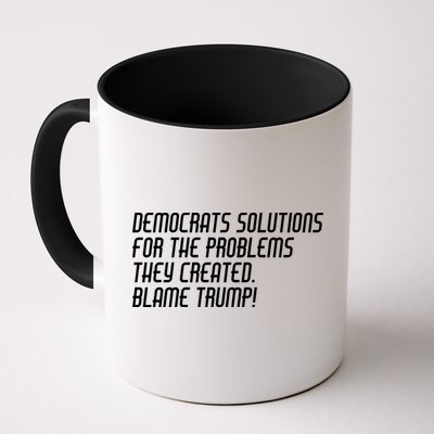 Democrat Solutions Blame Trump Mug