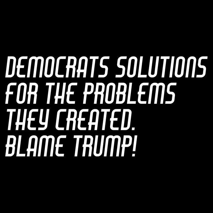 Democrat Solutions Blame Trump Drawstring Bag