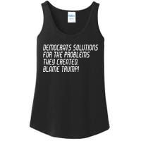 Democrat Solutions Blame Trump Ladies Essential Tank