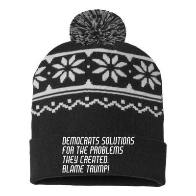 Democrat Solutions Blame Trump USA-Made Snowflake Beanie